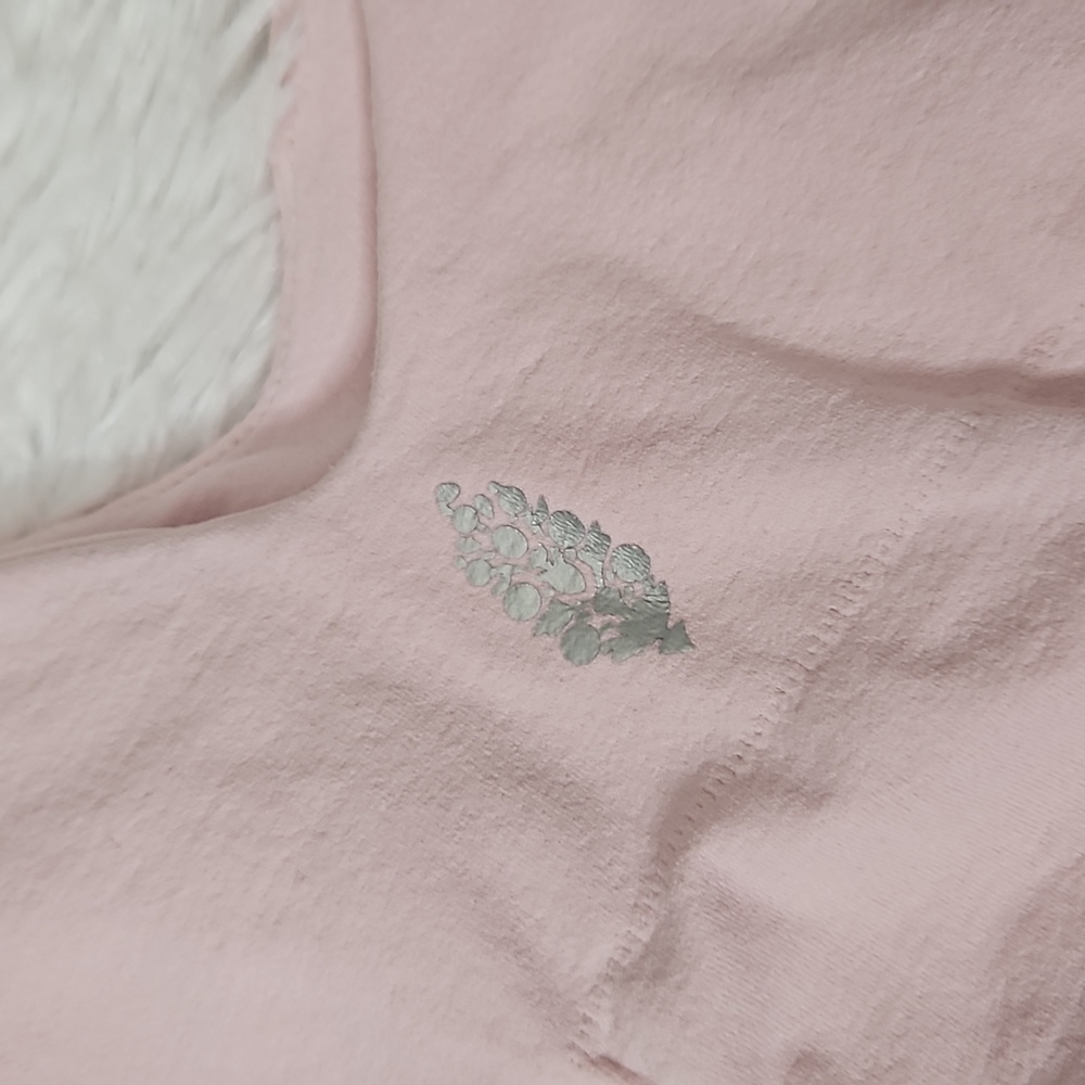 39. Free People Good Karma Ruched Crop Tank Light pink - Picture 8 of 12